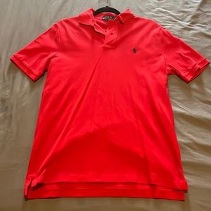 Classic fit mesh polo
